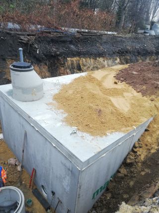 Zabrze Kanalizacja  montaż Zbiorników retencyjnych (2)